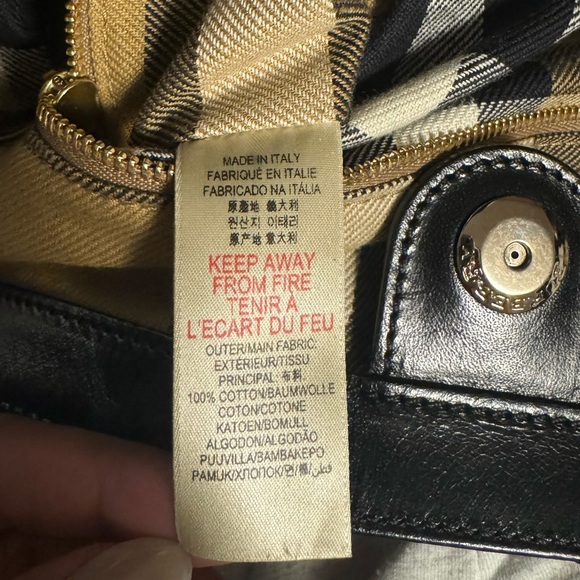 BURBERRY Canvas House Check Tote - Picture 9 of 9